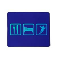 Ski Slopes Eat Sleep Skiing Downhill Ski Funny Gift Mousepad