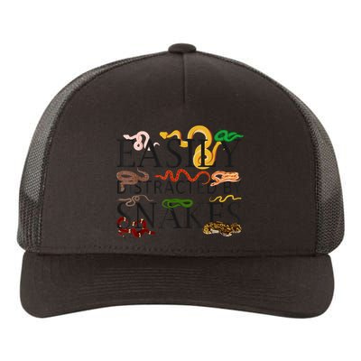 Snake Serpent Easily Distracted By Snakes Yupoong Adult 5-Panel Trucker Hat