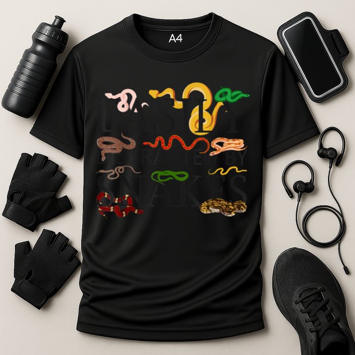 Snake Serpent Easily Distracted By Snakes Performance Shirt