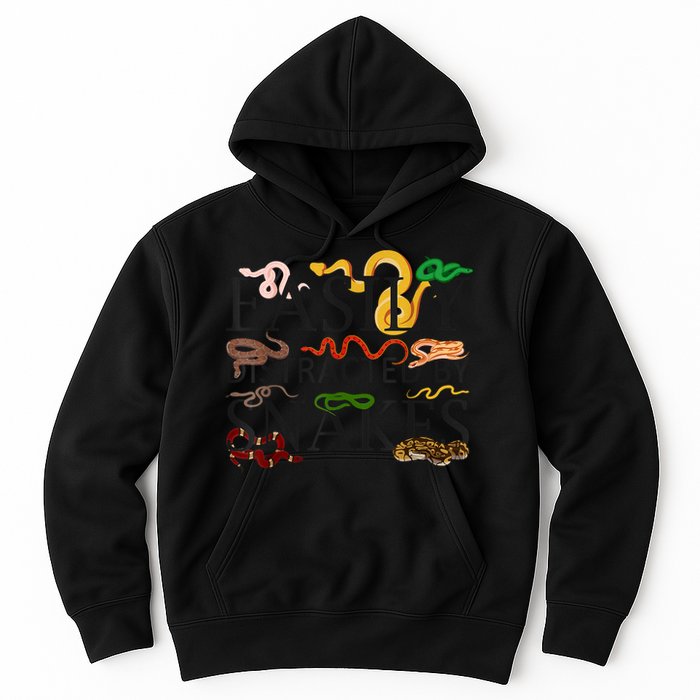 Snake Serpent Easily Distracted By Snakes Hoodie