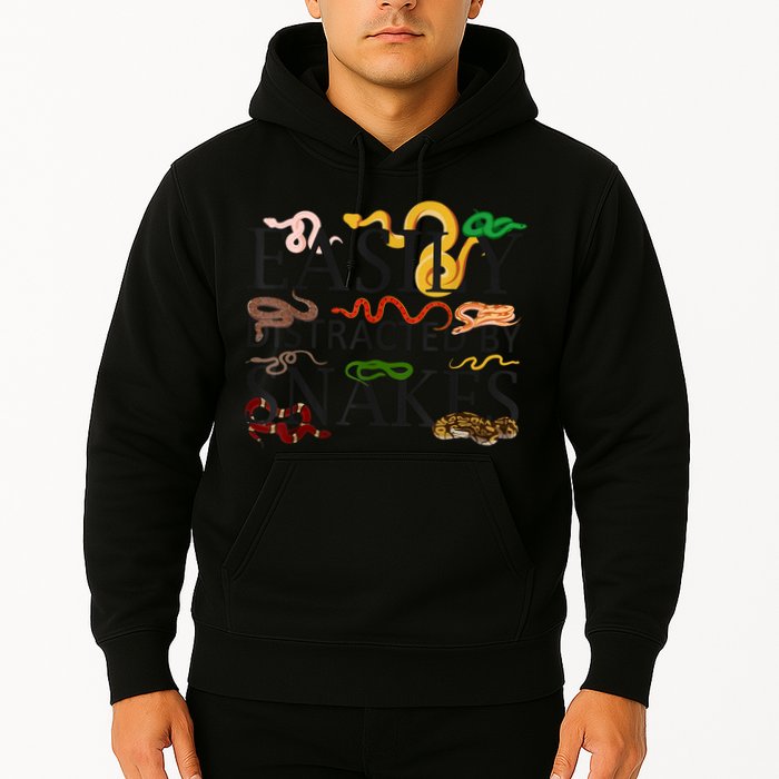 Snake Serpent Easily Distracted By Snakes Hoodie
