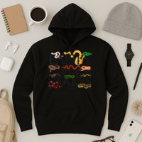 Snake Serpent Easily Distracted By Snakes Hoodie