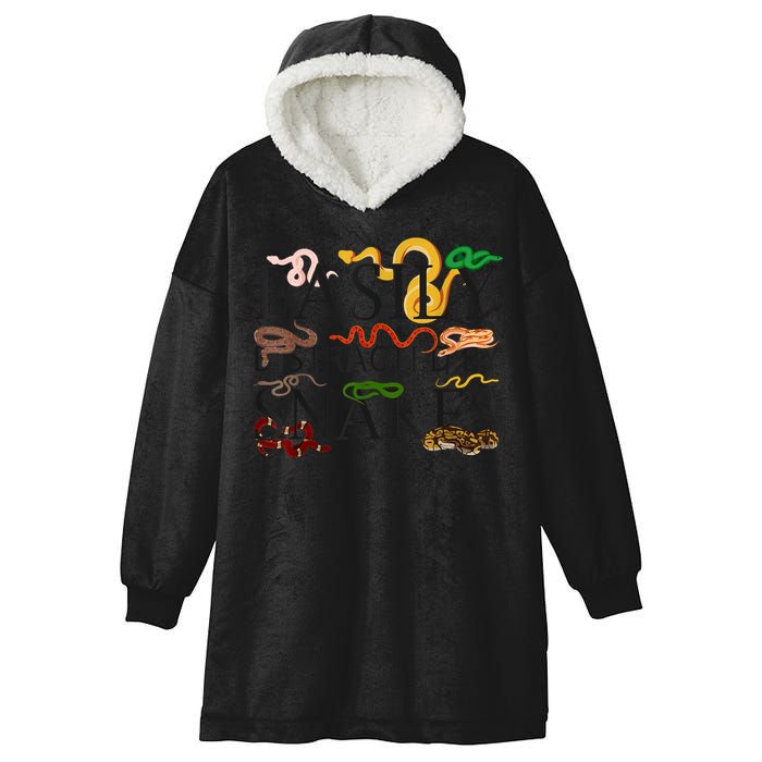 Snake Serpent Easily Distracted By Snakes Hooded Wearable Blanket