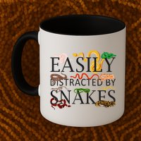 Snake Serpent Easily Distracted By Snakes Mug