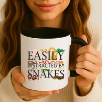 Snake Serpent Easily Distracted By Snakes Mug