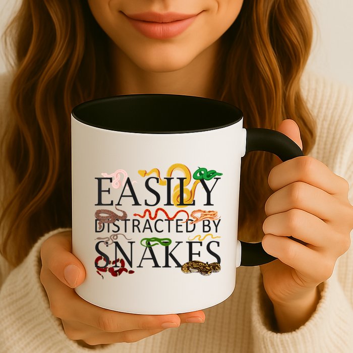 Snake Serpent Easily Distracted By Snakes Mug
