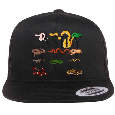 Snake Serpent Easily Distracted By Snakes Flatbill Hat