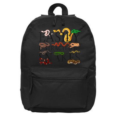 Snake Serpent Easily Distracted By Snakes 16 in Basic Backpack
