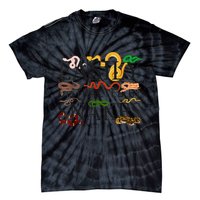 Snake Serpent Easily Distracted By Snakes Tie-Dye T-Shirt