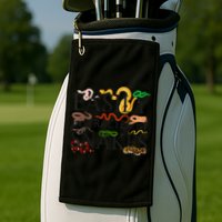 Snake Serpent Easily Distracted By Snakes Golf Towel