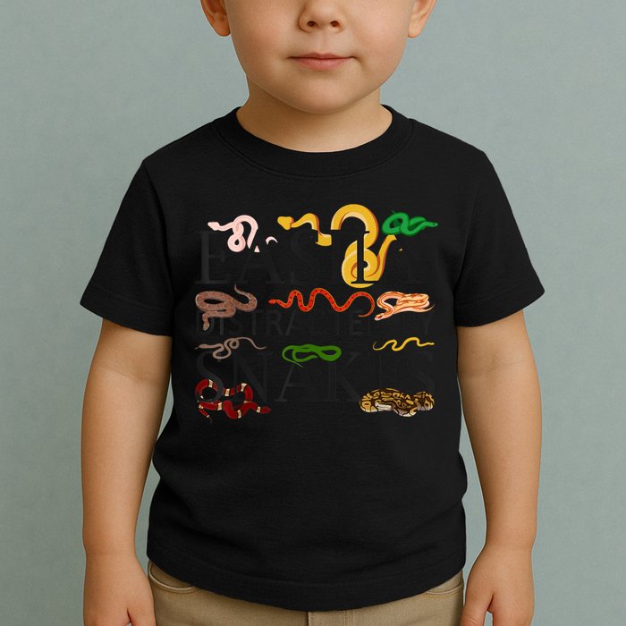 Snake Serpent Easily Distracted By Snakes Toddler T-Shirt