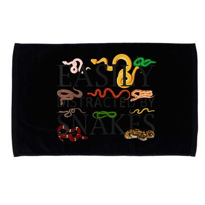 Snake Serpent Easily Distracted By Snakes Microfiber Hand Towel