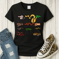 Snake Serpent Easily Distracted By Snakes Womens T-Shirt