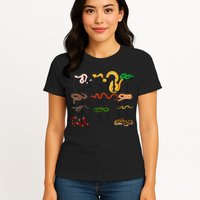 Snake Serpent Easily Distracted By Snakes Womens T-Shirt