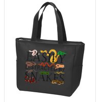 Snake Serpent Easily Distracted By Snakes Zip Tote Bag