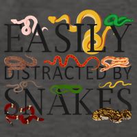 Snake Serpent Easily Distracted By Snakes Vector Backpack