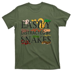 Snake Serpent Easily Distracted By Snakes T-Shirt