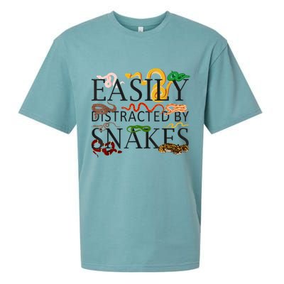 Snake Serpent Easily Distracted By Snakes Sueded Cloud Jersey T-Shirt