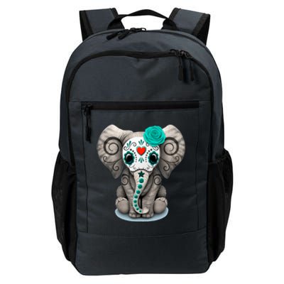 Sugar Skull Elephant Day Of The Dead Halloween Gift Daily Commute Backpack