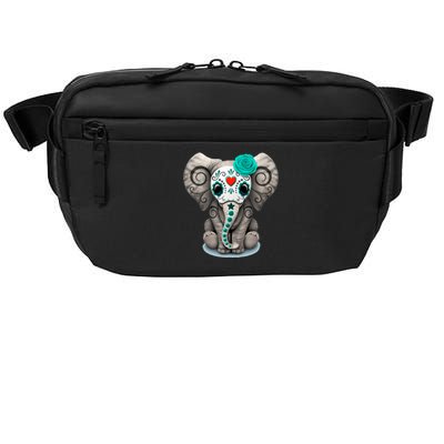 Sugar Skull Elephant Day Of The Dead Halloween Gift Crossbody Pack