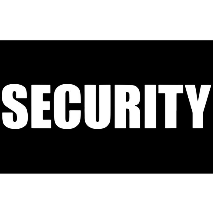 Security Bumper Sticker