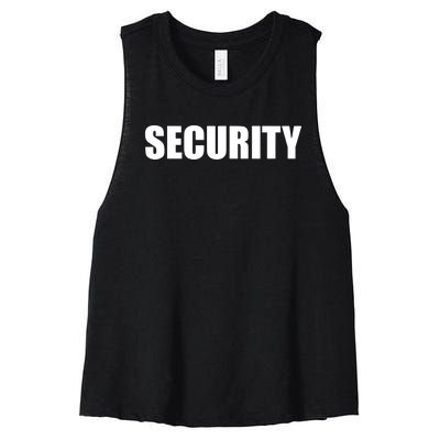 Security Women's Racerback Cropped Tank