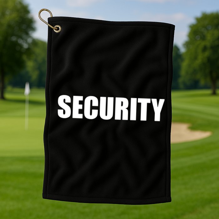 Security Golf Towel