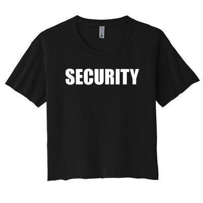 Security Women's Crop Top Tee