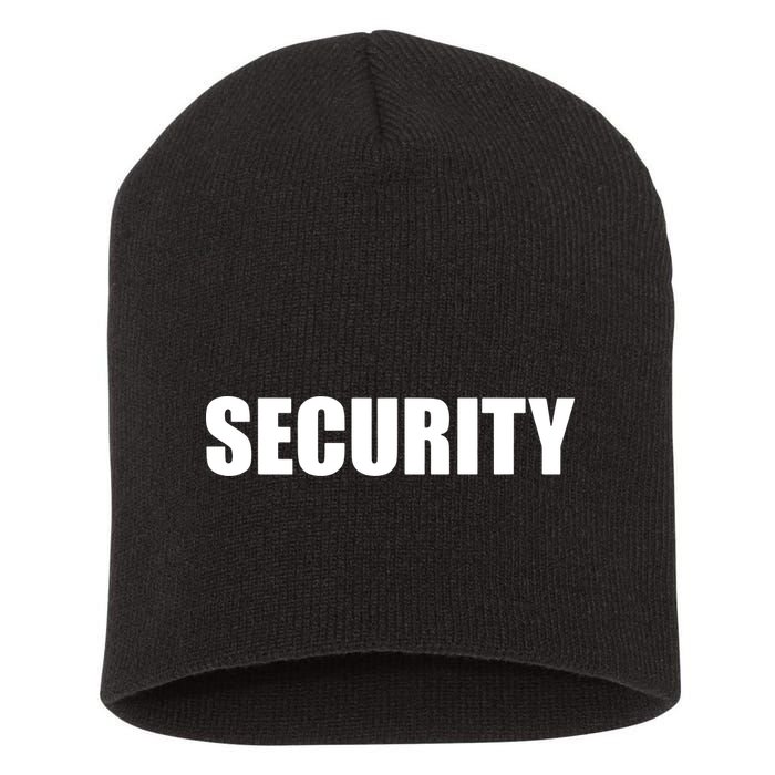 Security Short Acrylic Beanie