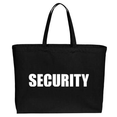 Security Cotton Canvas Jumbo Tote