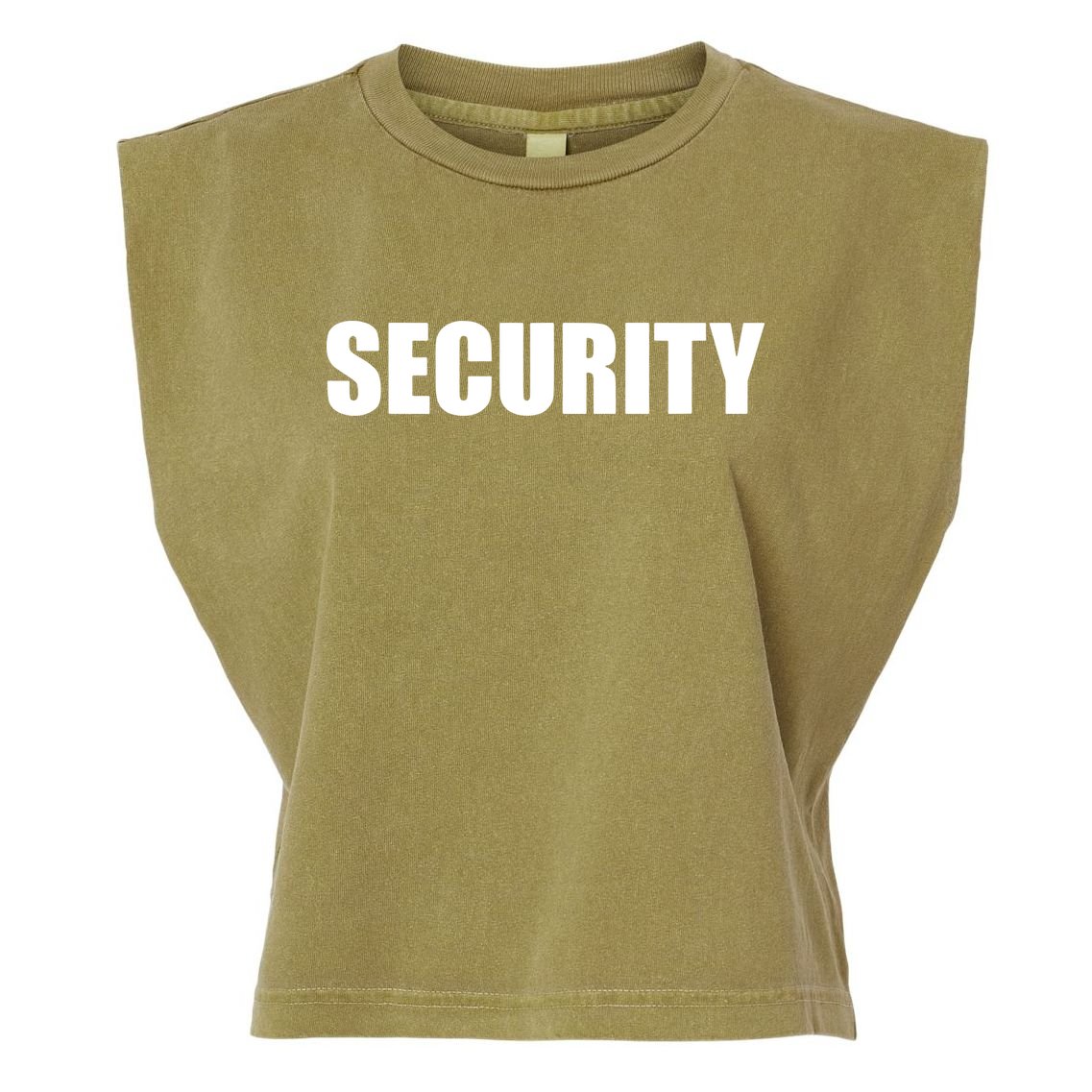 Security Garment-Dyed Women's Muscle Tee