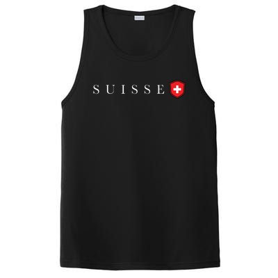 Switzerland Swiss Emblem Suisse PosiCharge Competitor Tank