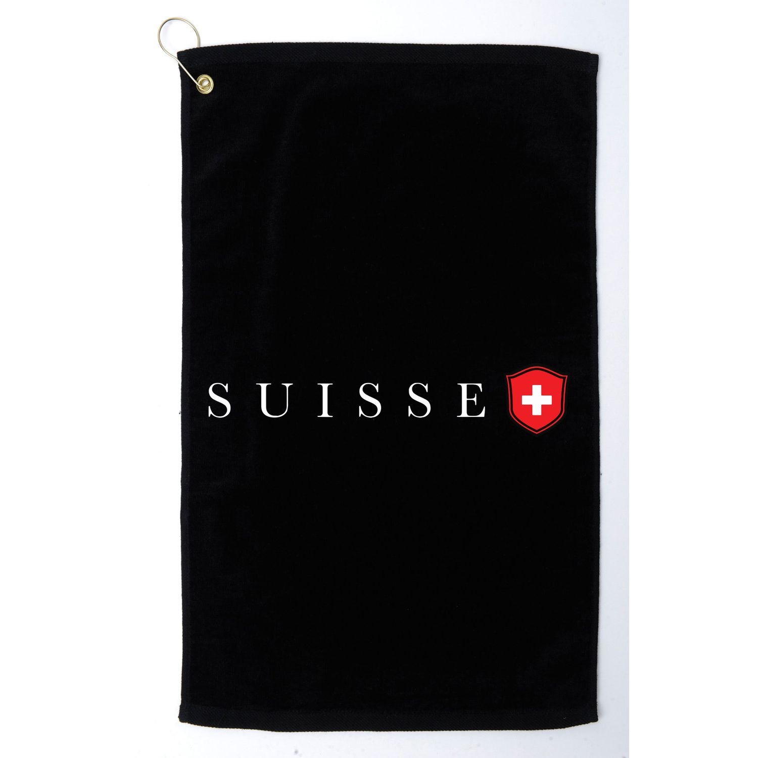 Switzerland Swiss Emblem Suisse Golf Towel
