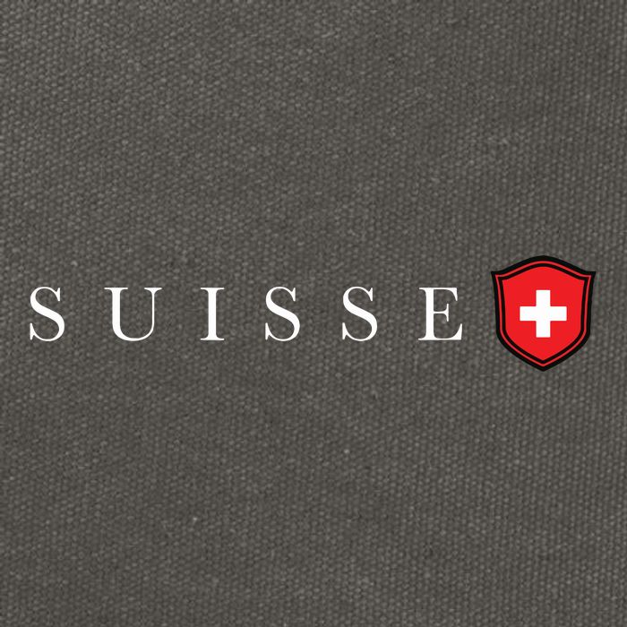 Switzerland Swiss Emblem Suisse Cotton Canvas Backpack