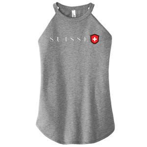 Switzerland Swiss Emblem Suisse Women's Perfect Tri Rocker Tank