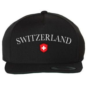 Switzerland Swiss Emblem Wool Snapback Cap