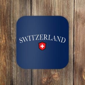 Switzerland Swiss Emblem Coaster