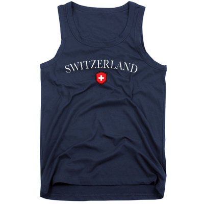 Switzerland Swiss Emblem Tank Top