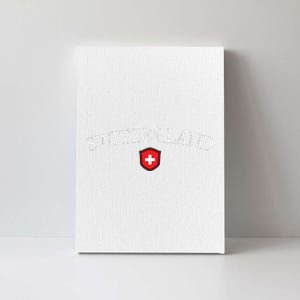 Switzerland Swiss Emblem Canvas