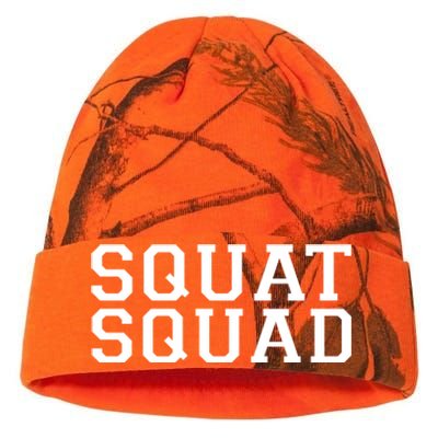 Squat Squad Exercise Gym Black Collegiate Cute Gift Kati Licensed 12" Camo Beanie