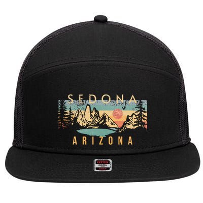 Sedona 7 Panel Mesh Trucker Snapback Hat