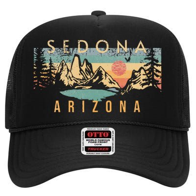 Sedona High Crown Mesh Back Trucker Hat