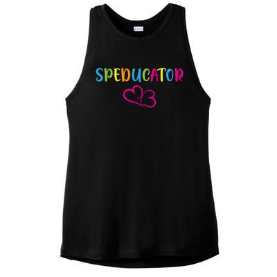 Speducator Special Education Teacher Great Gift Ladies PosiCharge Tri-Blend Wicking Tank