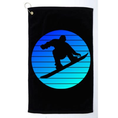 Snowboard Snowboard Equipt Snowboard Rider Snowboard Fan Gift Platinum Collection Golf Towel