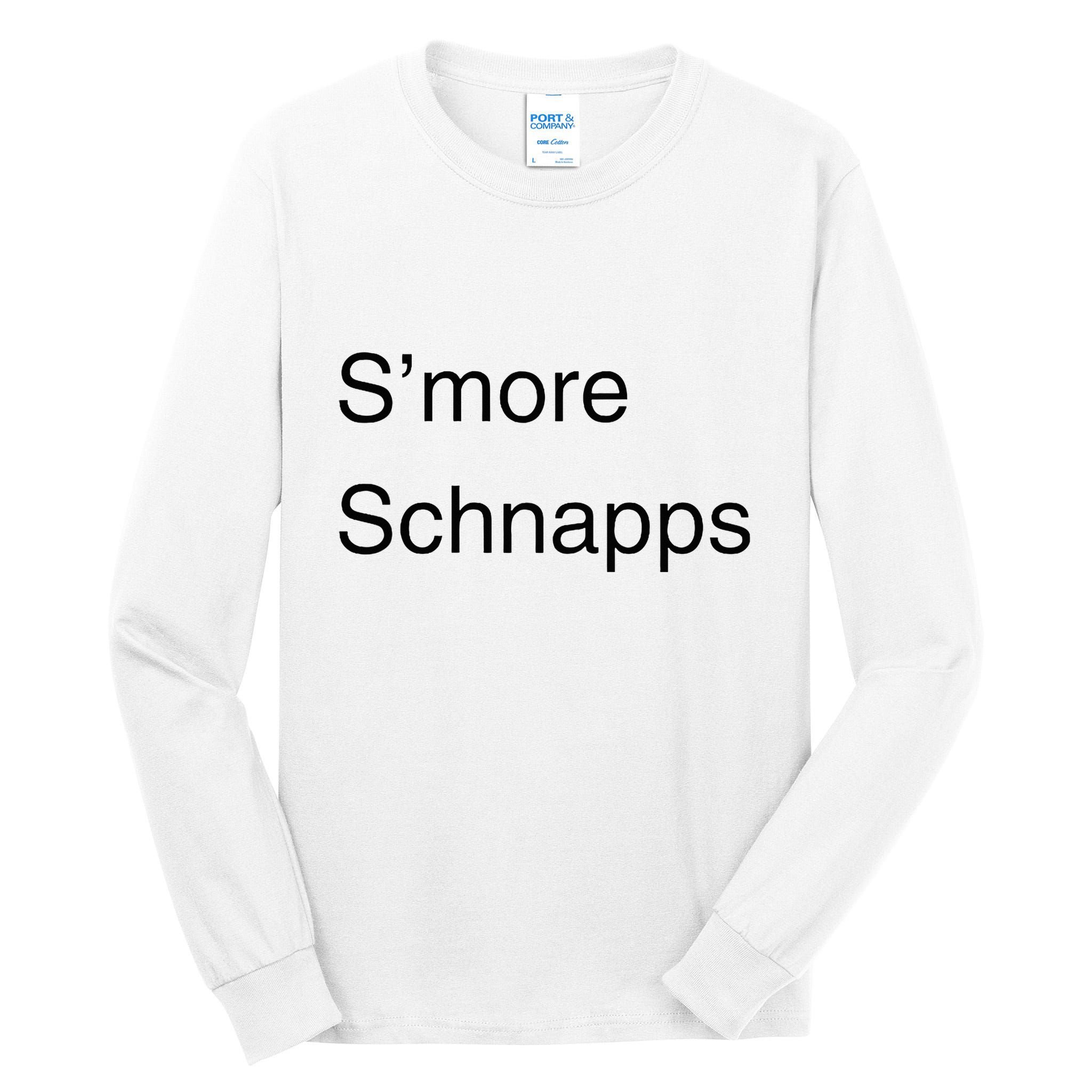 SMore Schnapps EveryoneS Favorite Beverage Tall Long Sleeve T-Shirt