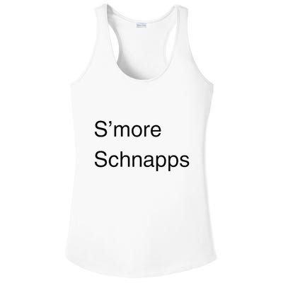 SMore Schnapps EveryoneS Favorite Beverage Ladies PosiCharge Competitor Racerback Tank