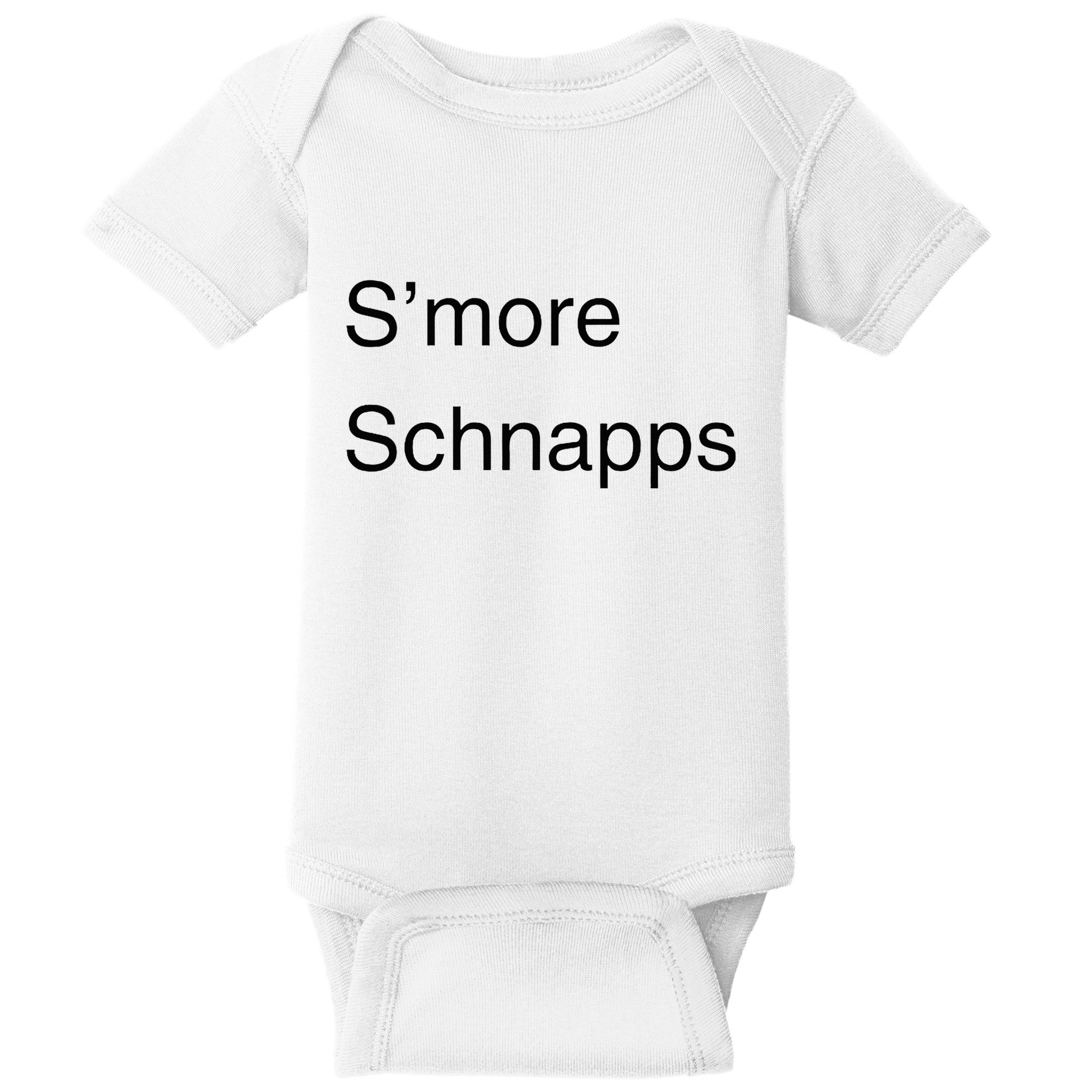 SMore Schnapps EveryoneS Favorite Beverage Baby Bodysuit