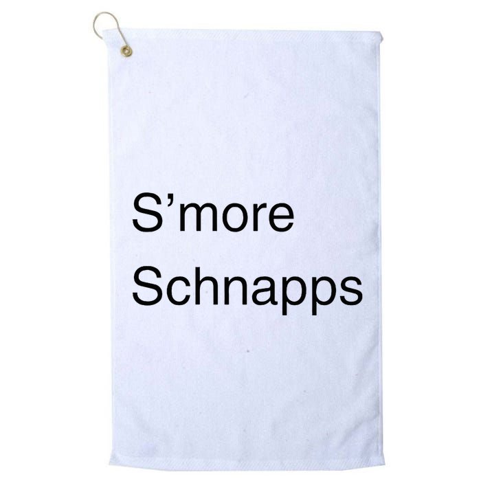 SMore Schnapps EveryoneS Favorite Beverage Golf Towel