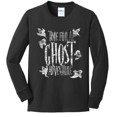 Spooky Specter Expedition Kids Long Sleeve Shirt