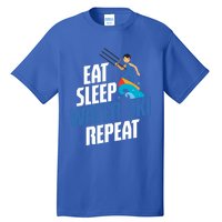 Skier Surfer Eat Sleep Water Ski Waterski Wakeboarding Great Gift Tall T-Shirt